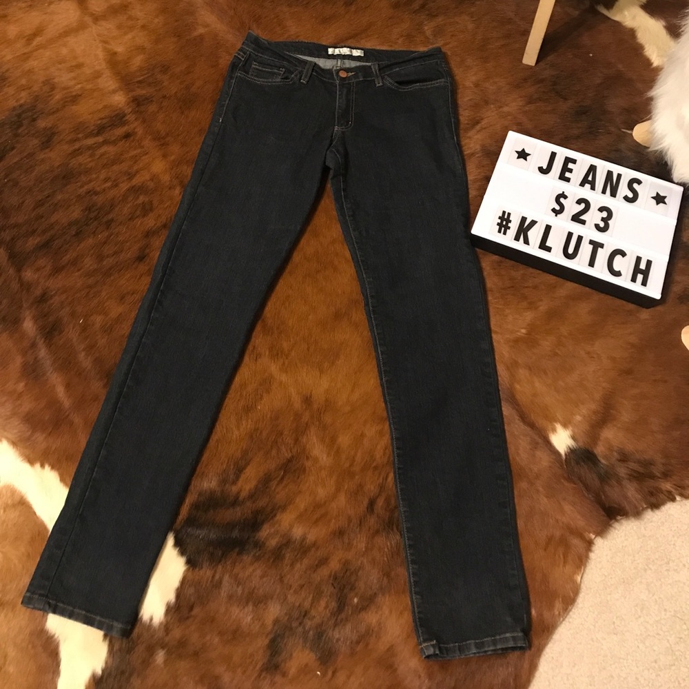 Flying Monkey skinny dark denim jeans Size:9